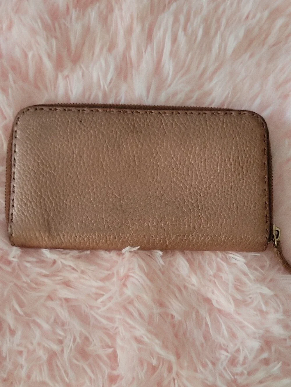 Fendi Selleria Leather Zip Wallet